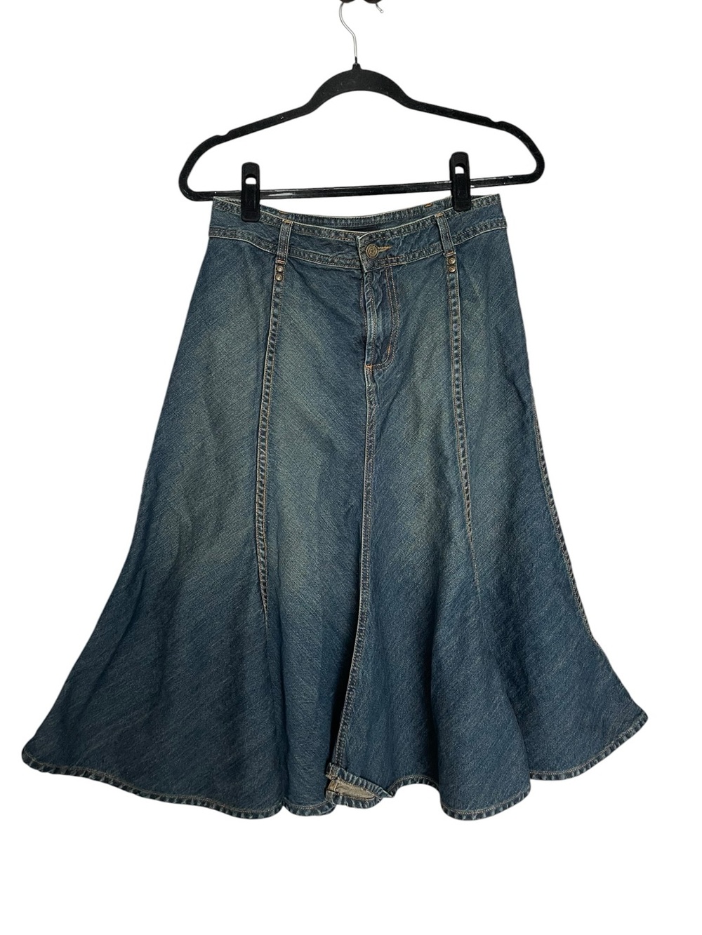 *** LISTING IS SOLD *** Boho Fairy Joseph Blue Denim Flare Skirt